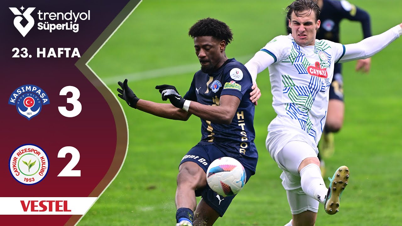 Vestel | Kasımpaşa (3-2) Çaykur Rizespor - Highlights/Özet | Trendyol Süper Lig - 2024/25