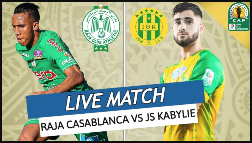 يلا شوت | بث مباشر مباراة الرجاء الرياضي وشبيبة القبائل في نهائي كأس الكونفدرالية