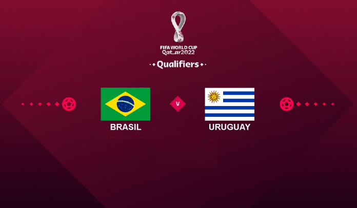 موعد مباراة البرازيل وأوروجواي والقنوات الناقلة في تصفيات كأس العالم