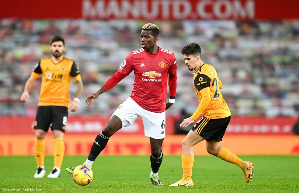 القنوات الناقلة لمباراة مانشستر يونايتد وولفرهامبتون في الدوري الانجليزي الممتاز 1 2020 12 29 man utd wolverhampton pogba 1