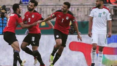 المنتخب المغربي والمصري