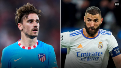 Antoine Griezmann Atletico Madrid Karim Benzema Real Madrid split 050822