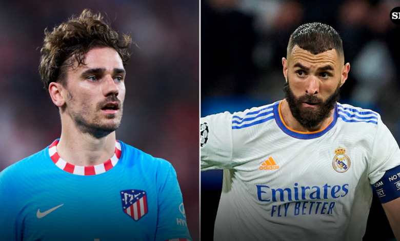 Antoine Griezmann Atletico Madrid Karim Benzema Real Madrid split 050822