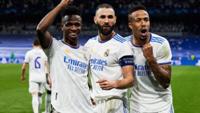 Vinicius Jr Karim Benzema Eder Militao Real Madrid