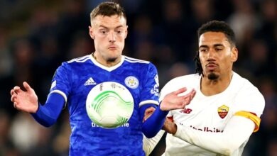 vardy smalling leicester roma 04282022 ftr getty