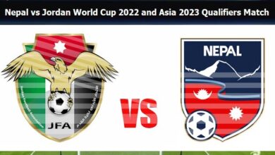 Nepal vs Jordan World Cup 2022 and Asia 2023 Qualifiers Match