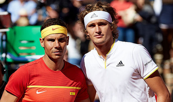 Rafael NAdal Alexander AZverev Davis Cup 944083