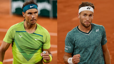 Rafael Nadal vs Casper Ruud 2022 French Open final