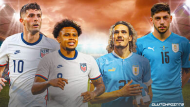 USMNT Weston McKennie Christian Pulisic Federico Valverde Uruguay Edinson Cavani 1000x600 1