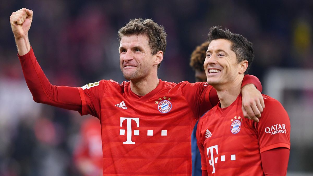 Thomas Muller et Robert Lewandowski