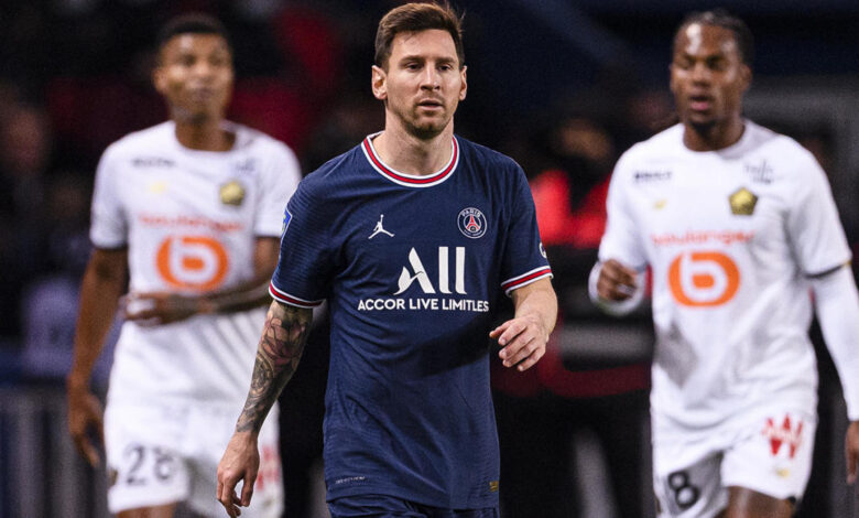 psg lille messi