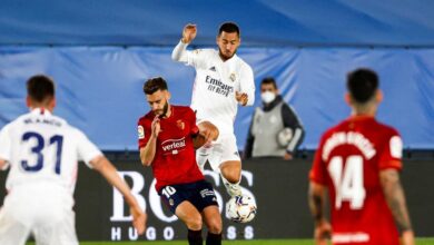 1200 L real madrid osasuna les madrilnes ont mis le temps le bara sous pression