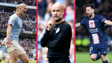 erling haaland pep guardiola et lionel messi icon sport