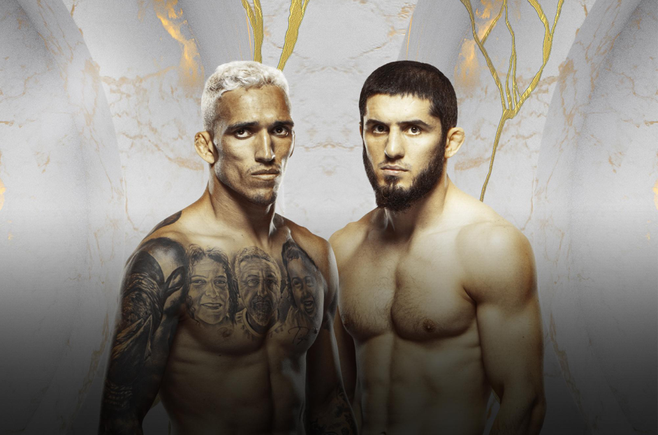 توقيت نزال اسلام ماخاشيف وتشارلز اوليفيرا والقنوات الناقلة في بطولة Ufc . ufc 280 oliveira vs makhachev 2022 billboard 1548