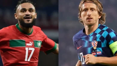 winner Sofiane Boufal morocco vs modric croatia