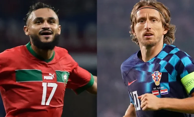 winner Sofiane Boufal morocco vs modric croatia