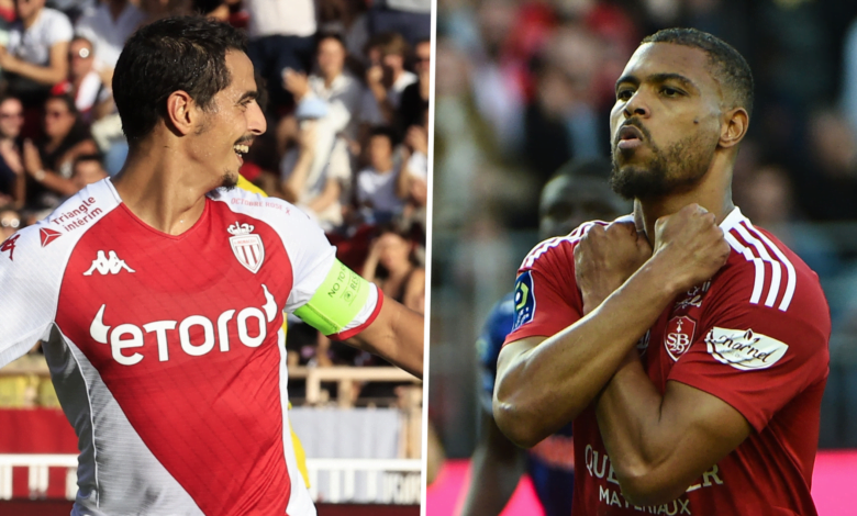 Monaco Brest Ben Yedder Mounie Ligue 1 1