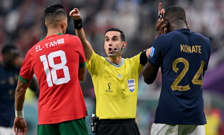 france maroc arbitre