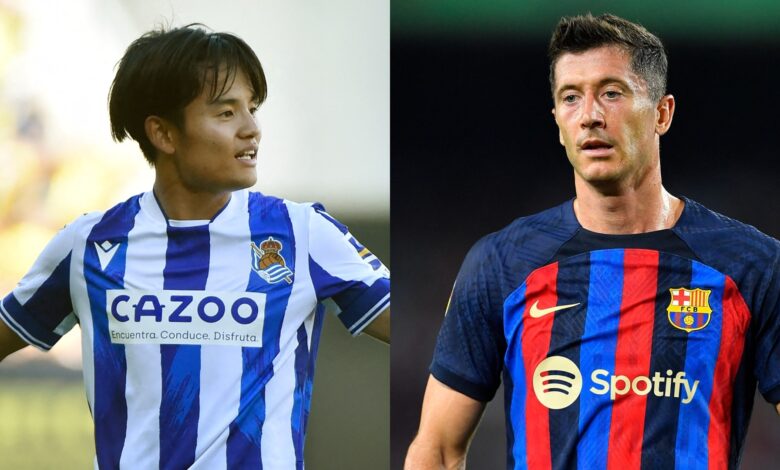 MP kubo sociedad vs lewandowski barcelona