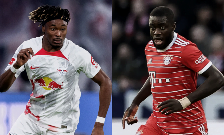 RB Leipzig Simakan Bayern Munich Upamecano Bundesliga