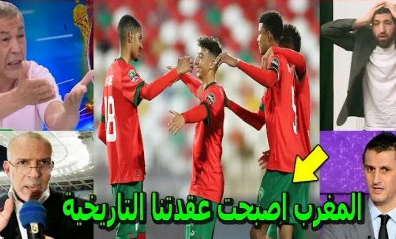 فيديو انهيار وصدمة الإعلام الجزائري بعد فوز المنتخب المغربي على الجزائر وتأهله لكأس العالم - فيديو-انهيار-وصدمة-الإعلام-الجزائري-ب