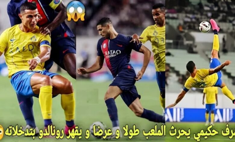 فيديو القطار المغربي أشرف حكيمي يحرث الملعب طولا وعرضا ويقهر رونالدو بتدخلاته تحث أنظار أنريكي - فيديو-القطار-المغربي-أشرف-حكيمي-يحرث-ا