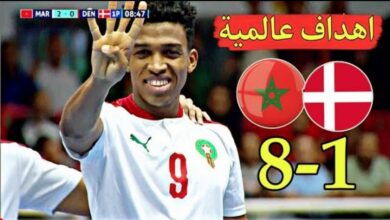 فيديو زلزال مغربي بثمان درجات على سلم ريختر يضرب منتخب دانمارك داخل القاعة - زلزال مغربي