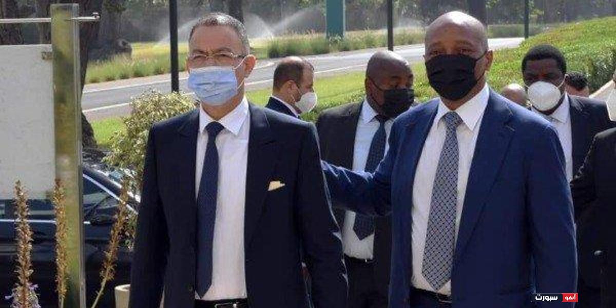 فوزي لقجع يحل بالكوت ديفوار لدعم المنتخب الوطني المغربي قبل قمة تنزانيا فوزي لقجع يحل بالكوت ديفوار لدعم المنتخب الوطني المغربي قبل قمة تنزانيا