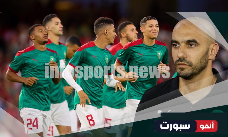 8 وجوه جديدة بلائحة المنتخب المغربي ناد لهم وليد الركراكي.. تعرف إليهم