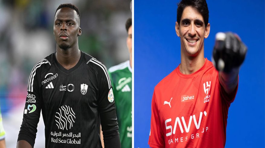 ياسين بونو ينافس السنغالي أدورد ميندي على جائزة أفضل حارس بالدوري السعودي - بونو