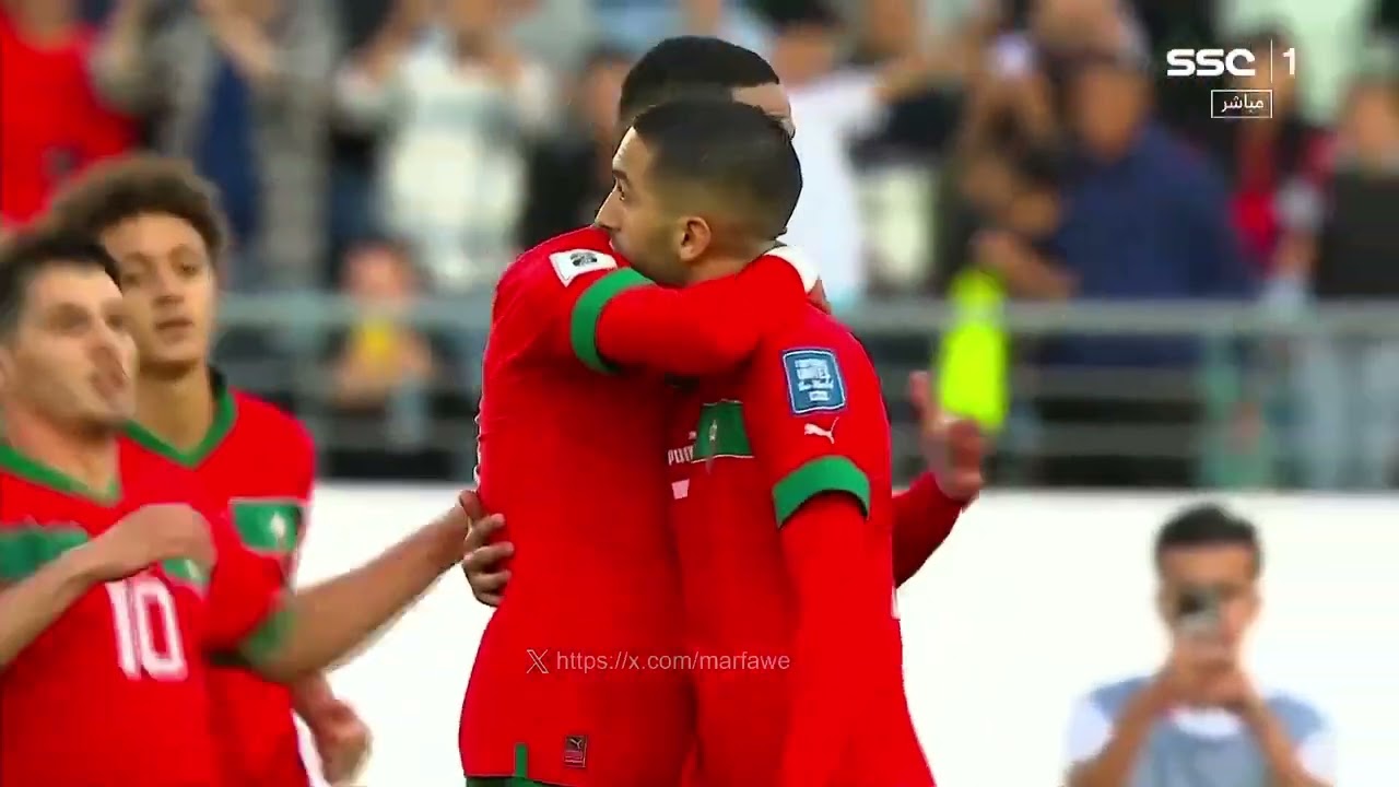 فيديو المايسترو حكيم زياش يباغث المنتخب الزامبي بهدف مبكر - حكيم زياش