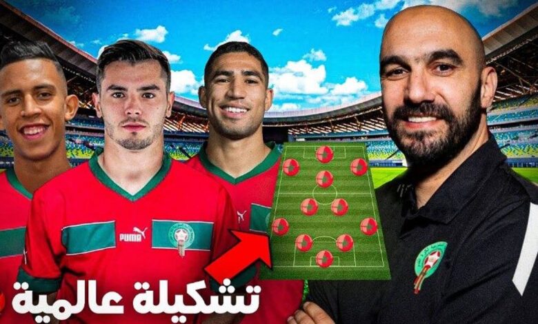 تشكيلة المغرب ضد زامبيا في تصفيات كأس العالم - تشكيلة