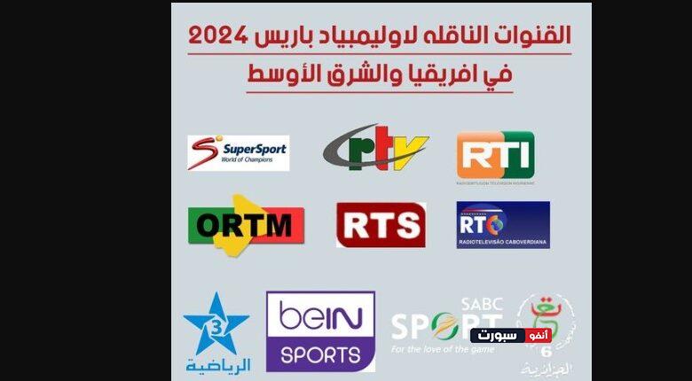 تردد القنوات المجانية الناقلة لأولمبياد باريس 2024 على نايل سات ومواعيد مباريات المنتخب الأولمبي