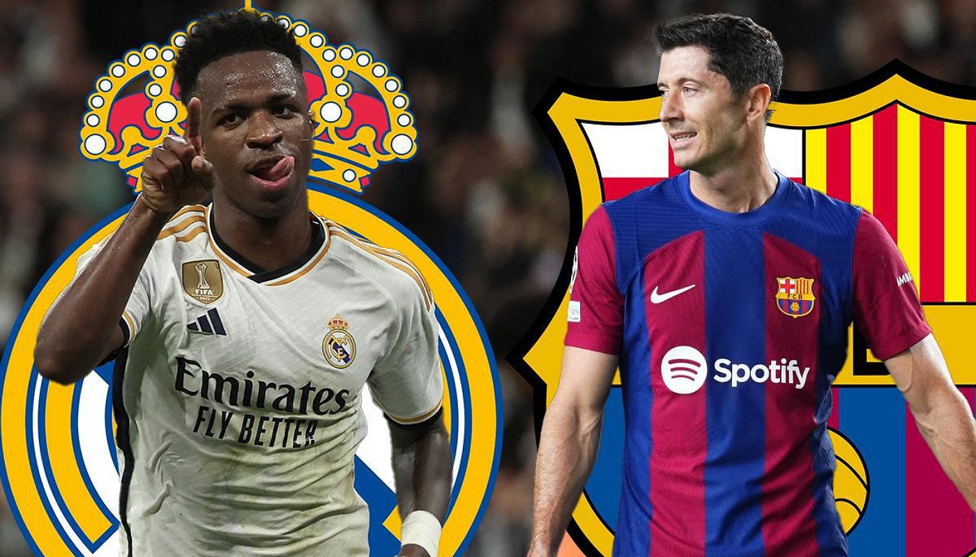 توقيت مباراة ريال مدريد وبرشلونة في الكلاسيكو والقنوات الناقلة 2024-25 توقيت مباراة ريال مدريد وبرشلونة في الكلاسيكو والقنوات الناقلة 2024-25