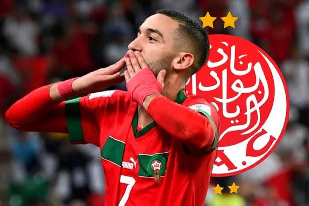 حكيم زياش لا يمانع في أنتقال لنادي الوداد البيضاوي إلا بشرط واحد حكيم زياش لا يمانع في أنتقال لنادي الوداد البيضاوي إلا بشرط واحد