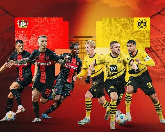 القنوات المفتوحة الناقلة لمباراة بروسيا دورتموند وباير ليفركوزن في الدوري الألماني