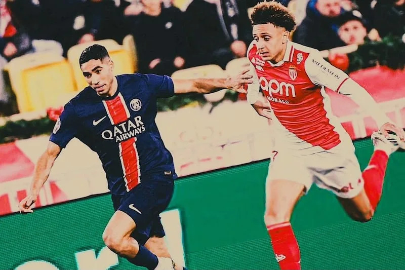 فيديو أشرف حكيمي يخطف كأس السوبر الفرنسي من تحث أقدام إلياس بن صغير