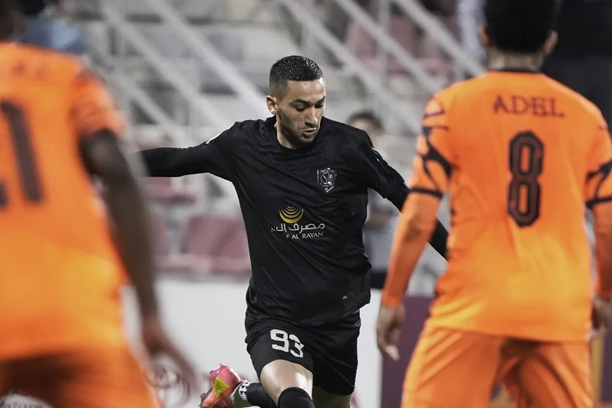 فيديو المايسترو حكيم زياش دخل بديل وكاد يسجل رائع كل ما قدمه زياش ضد الوكرة
