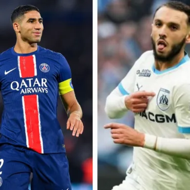 فيديو أمين غويري يسجل أمام رفاق أشرف حكيمي وفريقه يخسر الكلاسيكو