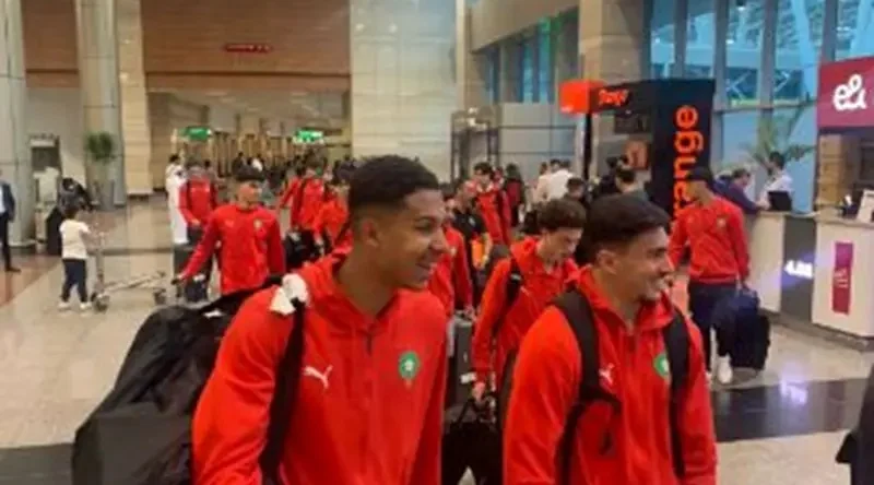 وصول منتخب المغرب للشباب إلى القاهرة للمشاركة في كأس أمم أفريقيا تحت 20 عامًا: التحديات والآمال وصول منتخب المغرب للشباب إلى القاهرة للمشاركة في كأس أمم أفريقيا تحت 20 عامًا: التحديات والآمال