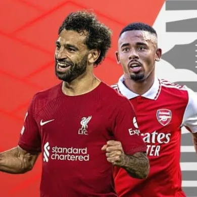 القنوات المفتوحة الناقلة لمباراة ليفربول وآرسنال في الدوري الإنجليزي الممتاز