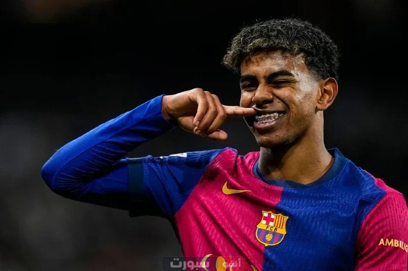 برشلونة يتوج بالدوري الإسباني بفضل هدف يامين يامال الحاسم برشلونة يتوج بالدوري الإسباني بفضل هدف يامين يمال الحاسم
