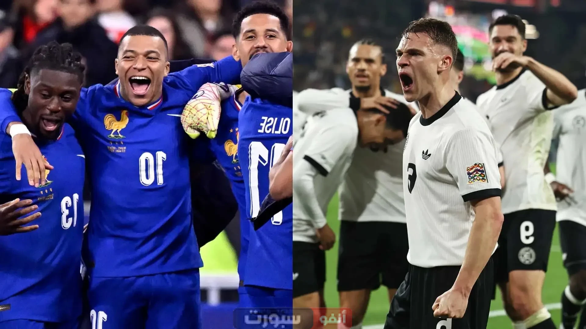 فرنسا تحرز المركز الثالث في دوري الأمم الأوروبية بفوز مستحق على ألمانيا فرنسا تحرز المركز الثالث في دوري الأمم الأوروبية بفوز مستحق على ألمانيا