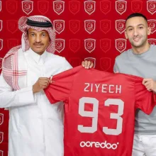 حكيم زياش ينهي مشواره مع نادي الدحيل القطري
