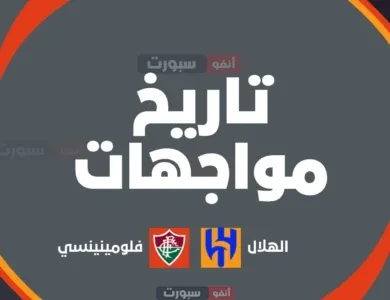تاريخ مواجهات الهلال ضد فلومينينسي