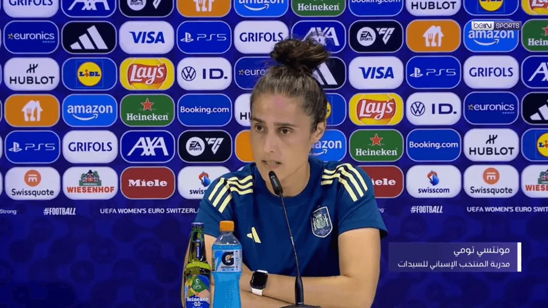 تومي تتحدث عن الوضع الصحي لنجمة منتخب إسبانيا للسيدات بونماتي: مدربة الفريق تؤكد تحسن حالة أيتانا بونماتي. تومي تتحدث عن الوضع الصحي لنجمة منتخب إسبانيا للسيدات بونماتي: مدربة الفريق تؤكد تحسن حالة أيتانا بونماتي.